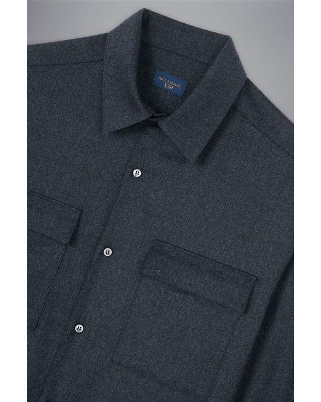 Paul & Shark Blue Long-Sleeved Shirt for men