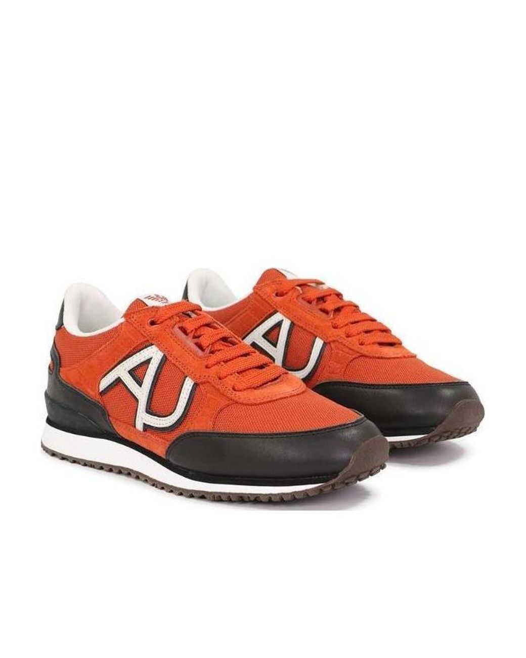 Armani Jeans Red Logo Details Casual Sneakers for men