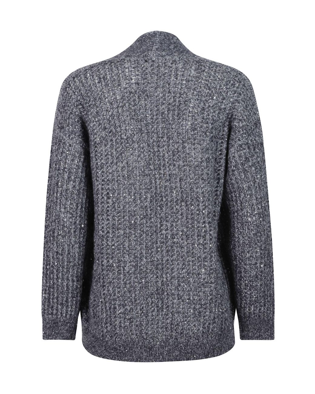 Peserico Blue Long-Sleeved Cardigan