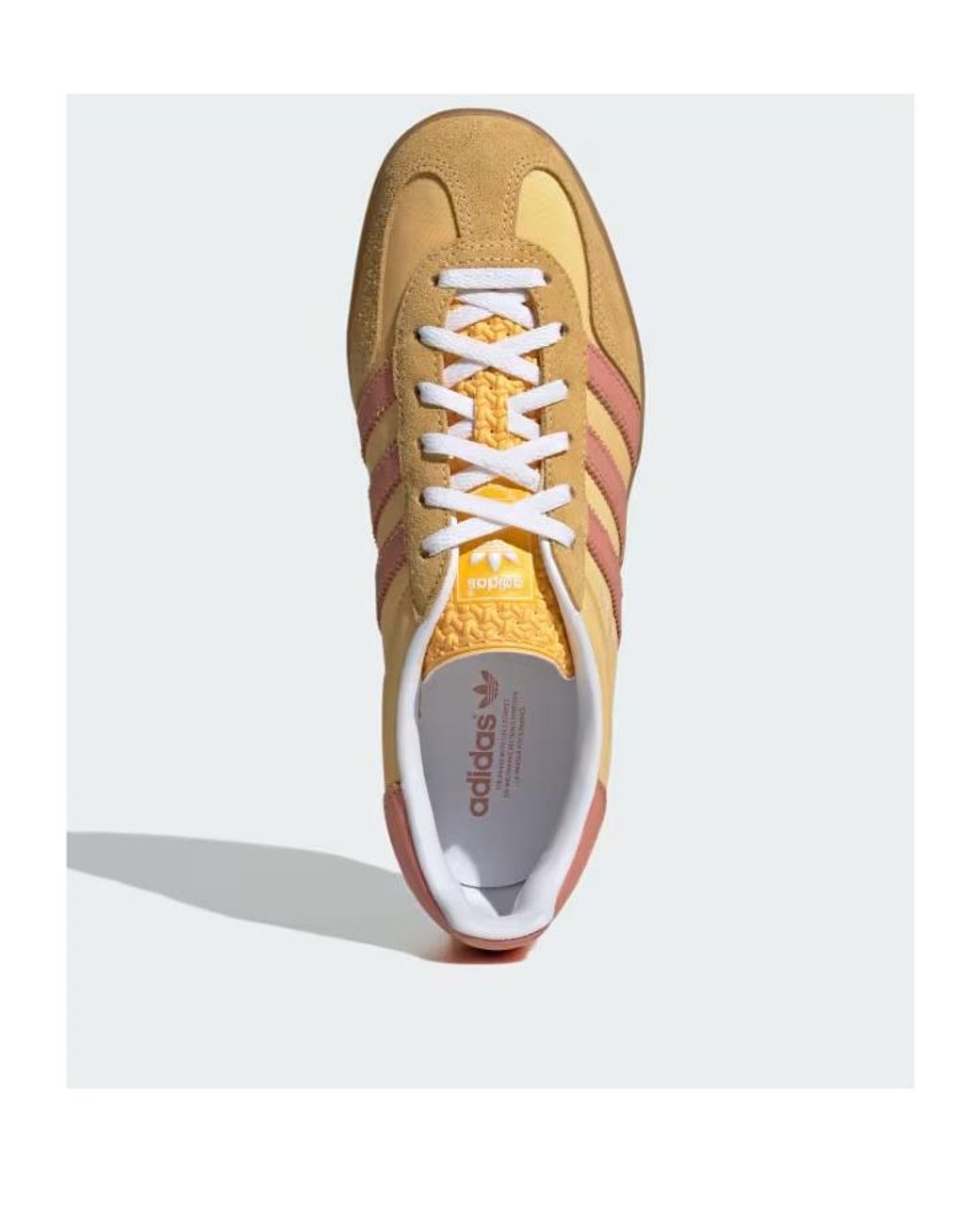 Adidas Originals Brown Gazelle Indoor Lace-Up Sneakers for men
