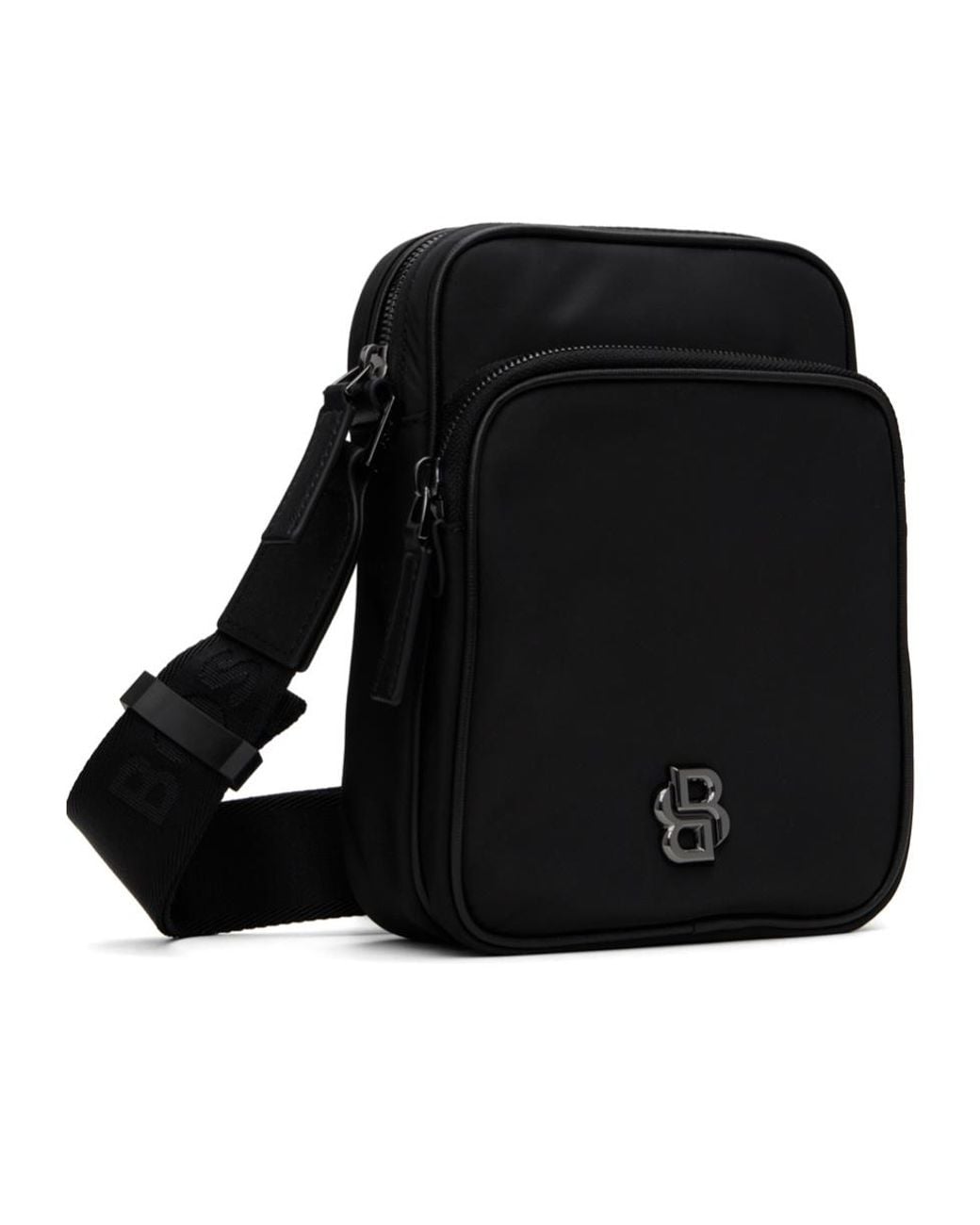 Boss Black Boss Twill Zip-Up Reporter Bag for men