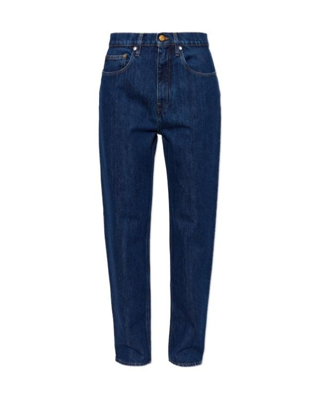 Jil Sander Blue Straight Leg Jeans