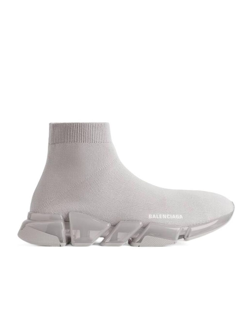 Balenciaga Gray Sock High-Top Sneakers for men