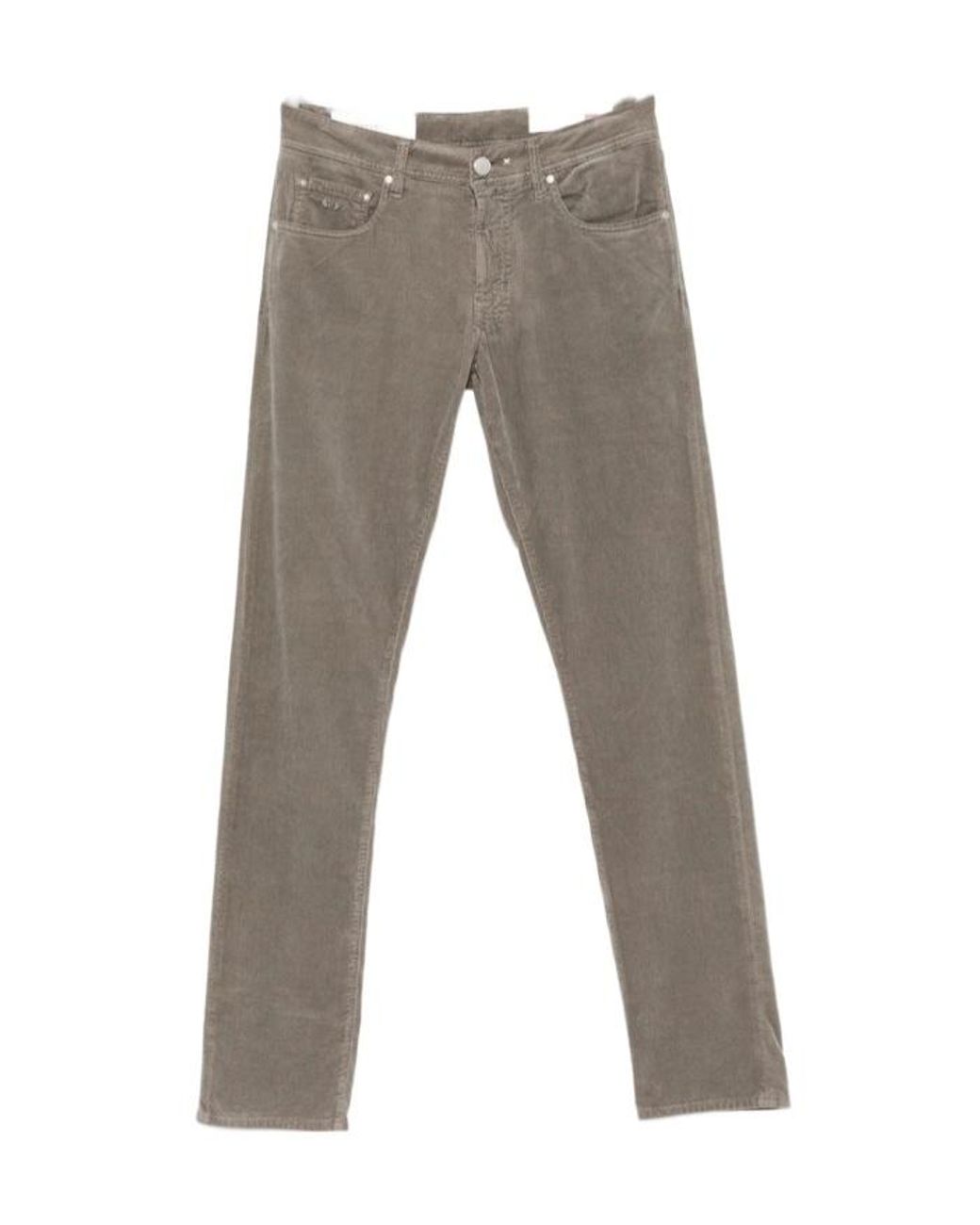 Tramarossa Gray Straight-Leg Casual Pants for men