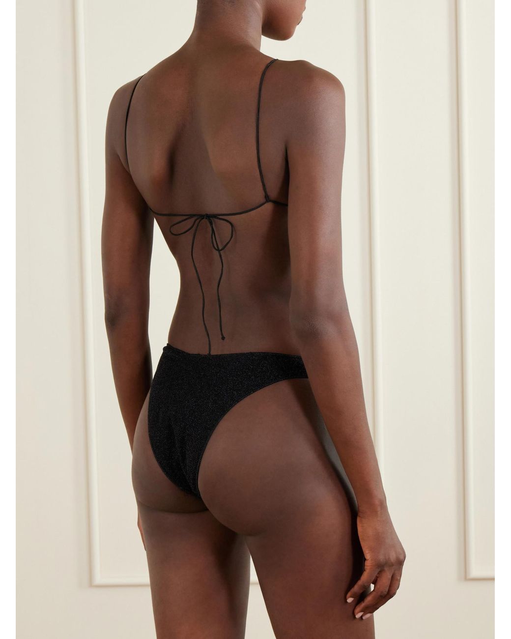 Oseree White Oséree Lurex Spiral Detail Bikini