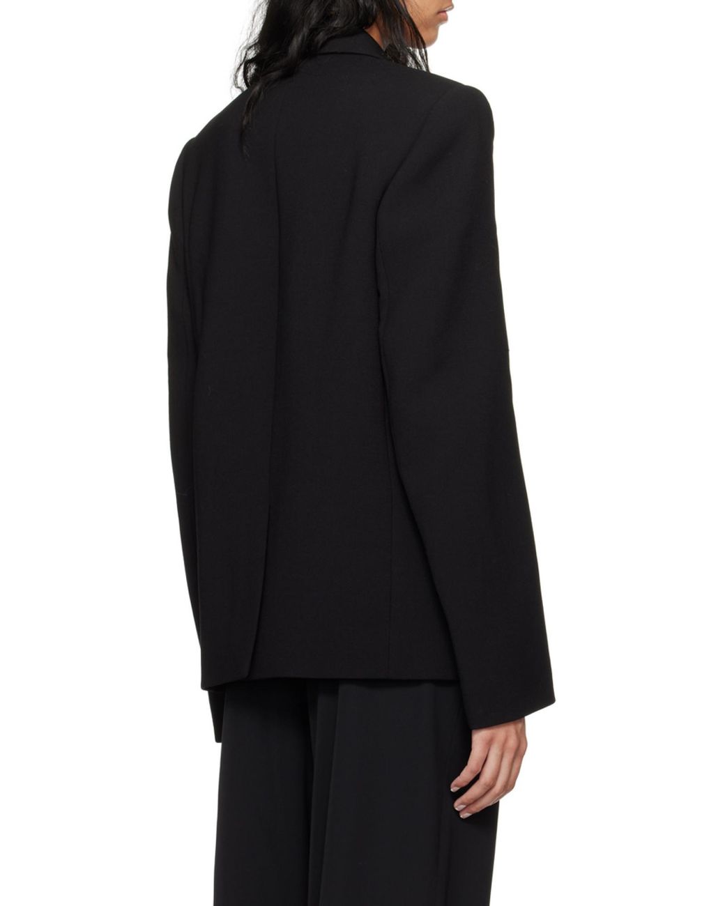 Wardrobe NYC Black X Hailey Bieber Double Breasted Blazer