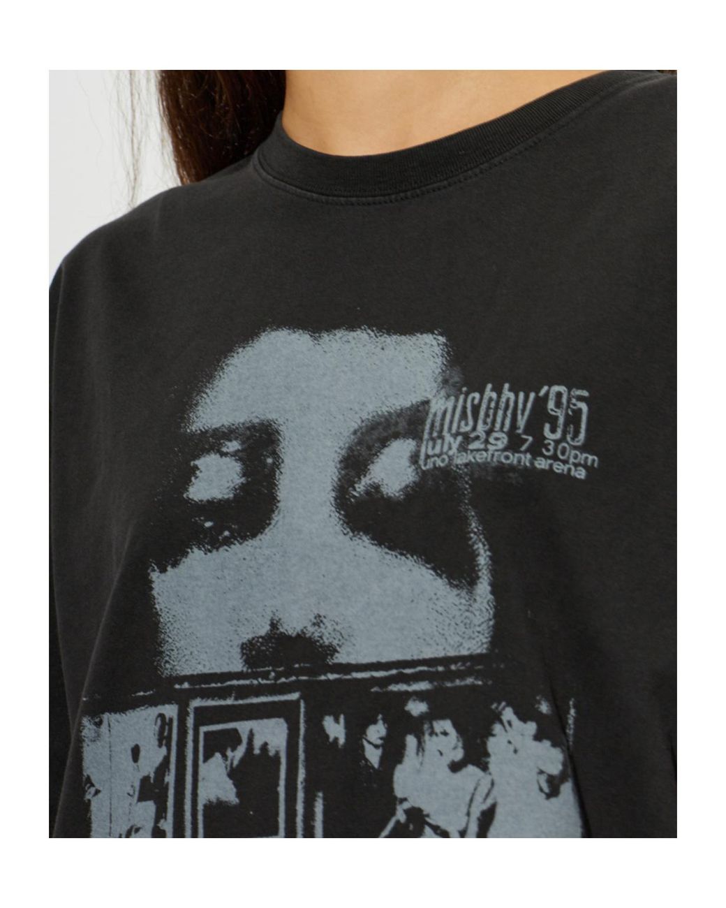 M I S B H V Black 7:30 Pm Lakefront T-Shirt for men