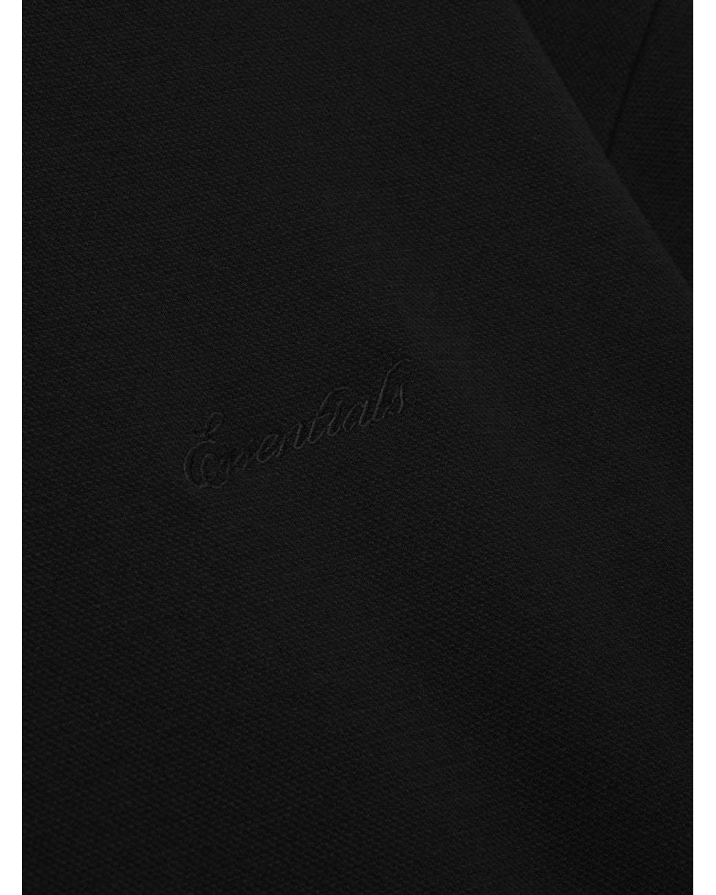Fear Of God Black Logo Oversized T-Shirt for men