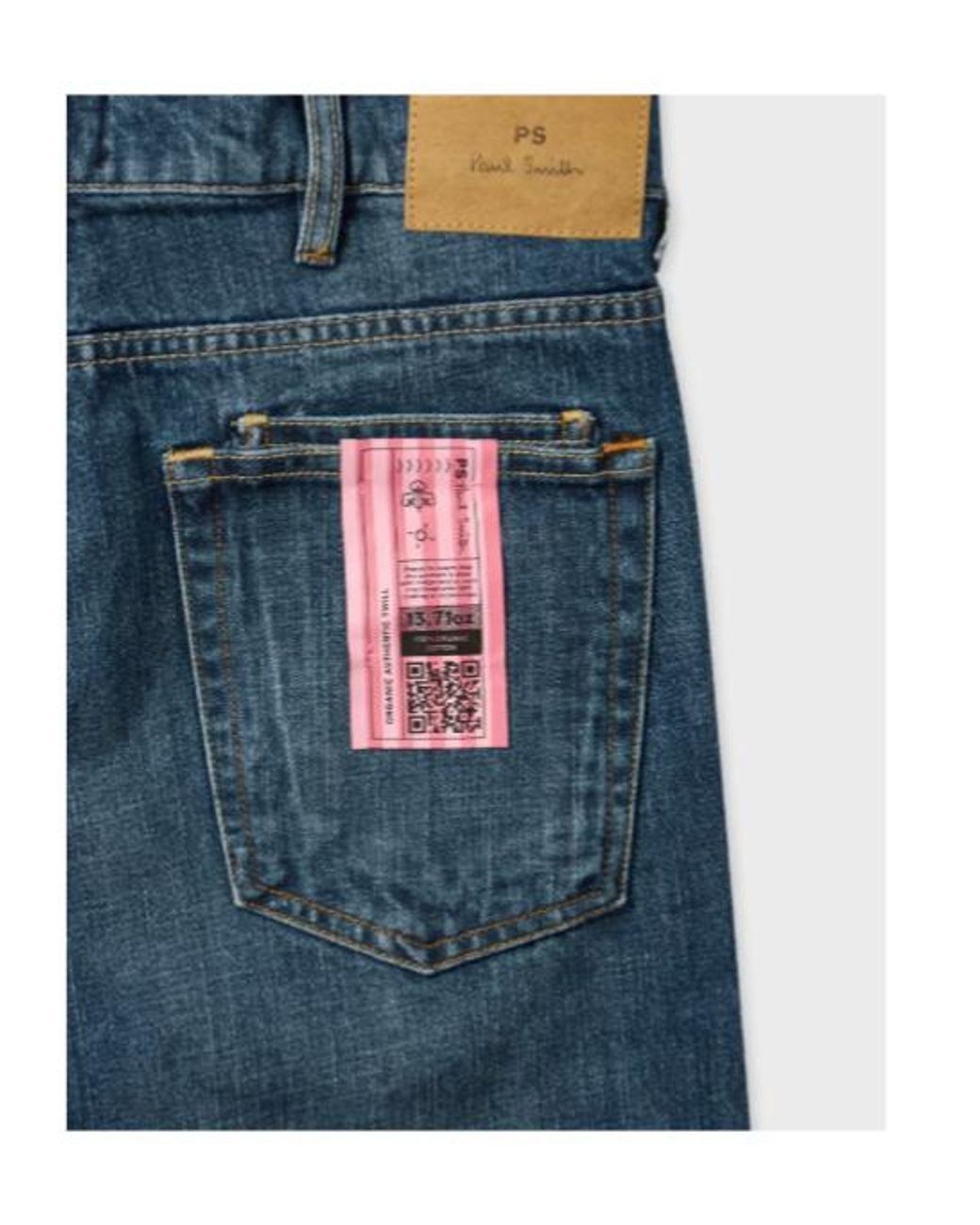 Paul Smith Blue Ps Paul Smith Organic Straight-Leg Jeans for men