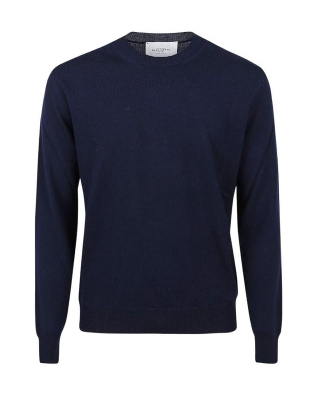 Ballantyne Blue Crewneck Knitted Jumper for men