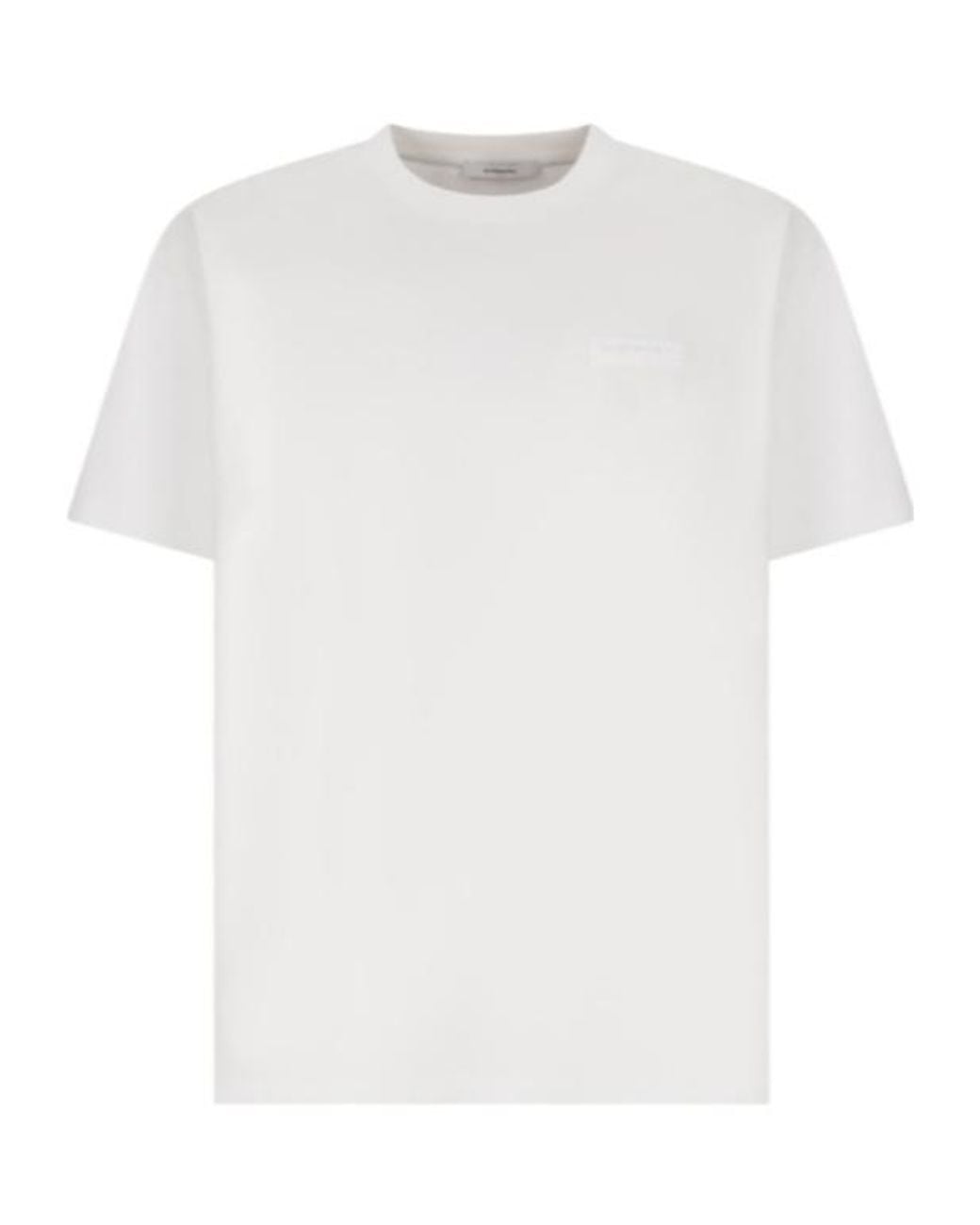 Givenchy White Logo Patch Crewneck T-Shirt for men