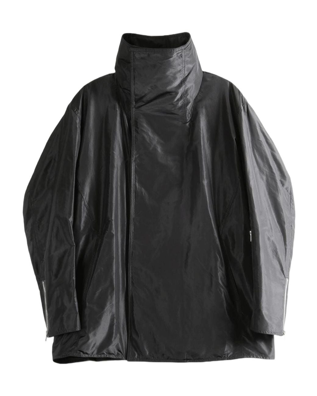 Rick Owens Black Dracucaban Belt Coat for men