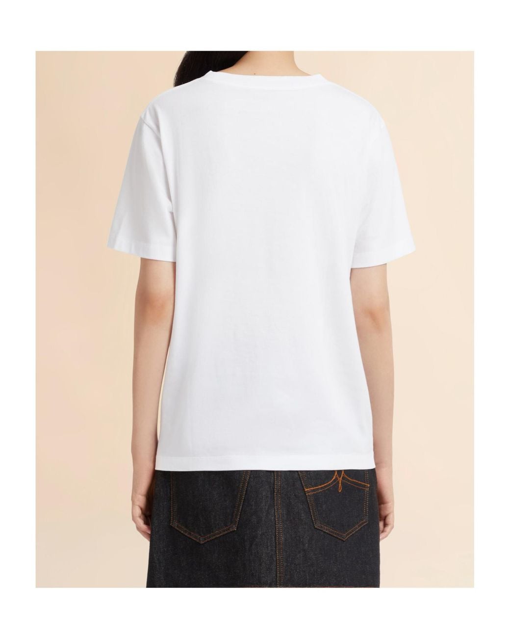 Marni White T-Shirt Logo Embroidered