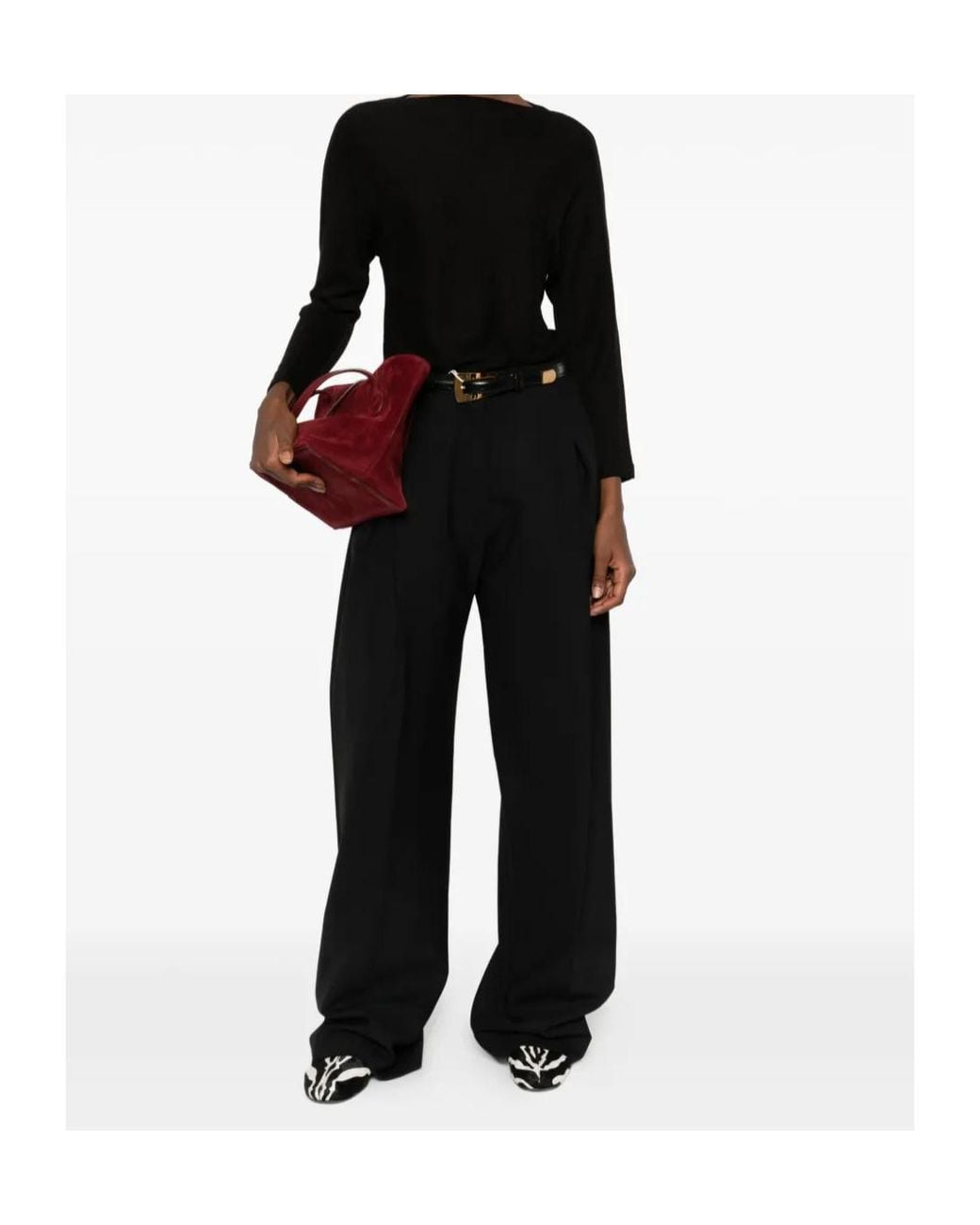 Vince Black Long-Sleeves Pullover