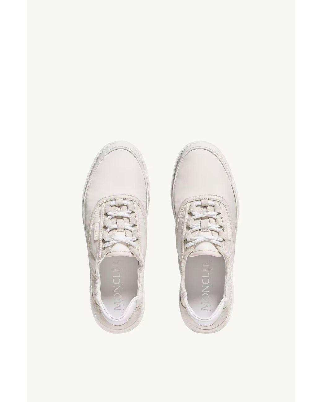 Moncler White Vera Leisure Padded Sneakers
