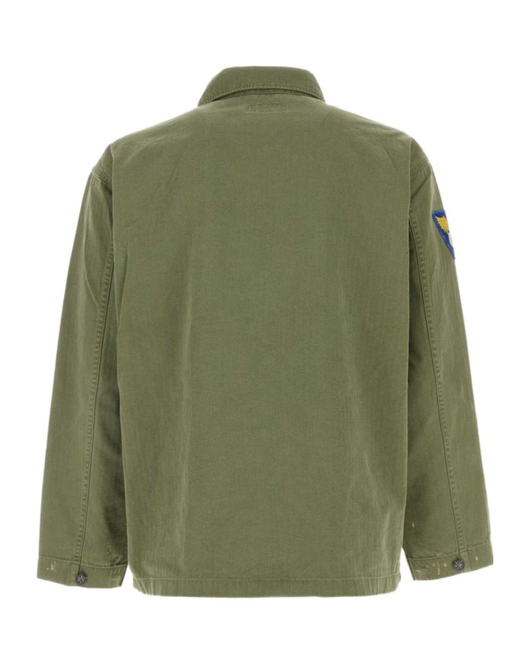 Polo Ralph Lauren Green Utility Patch Pocket Shirt for men