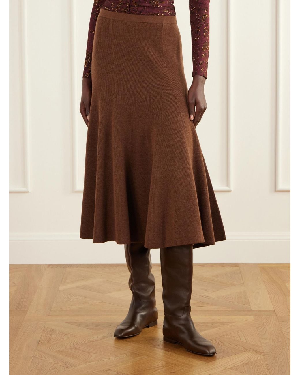 Ulla Johnson Brown Knit Skirt
