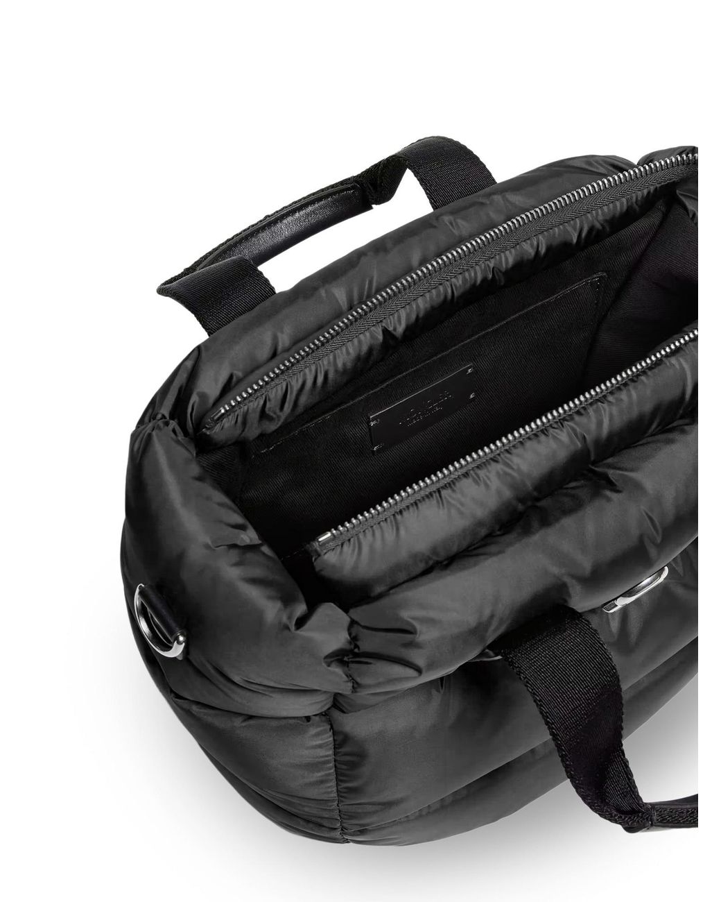 Moncler Black Mini Caradoc Padded Tote Bag