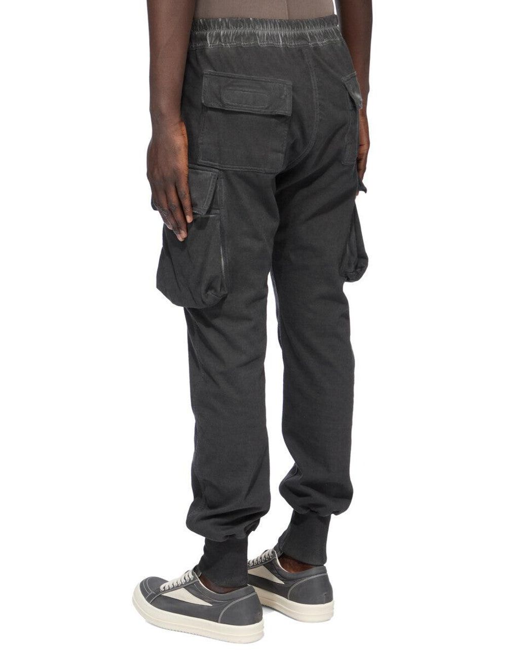 Rick Owens Gray Tower Mastodon Cut Trousers for men