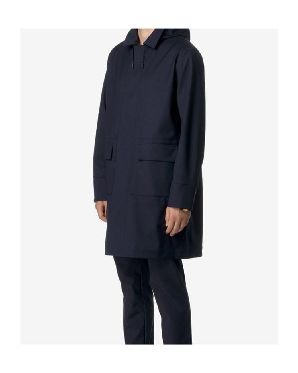 K-Way Blue Poirol Water-Repellent Jacket for men