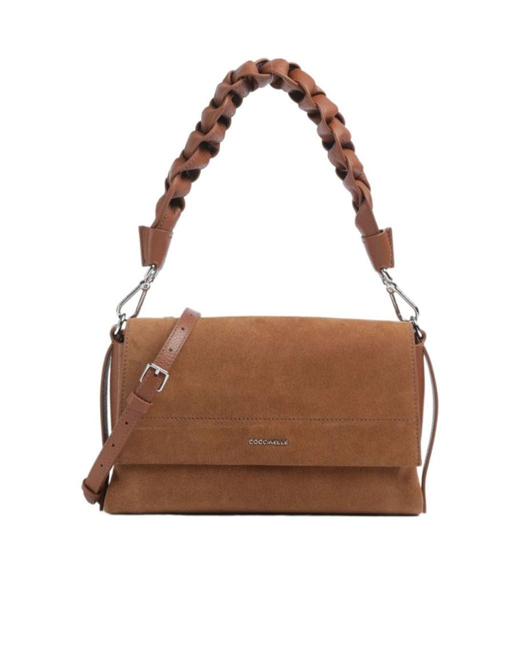 Coccinelle Brown Boheme Small Shoulder Bag