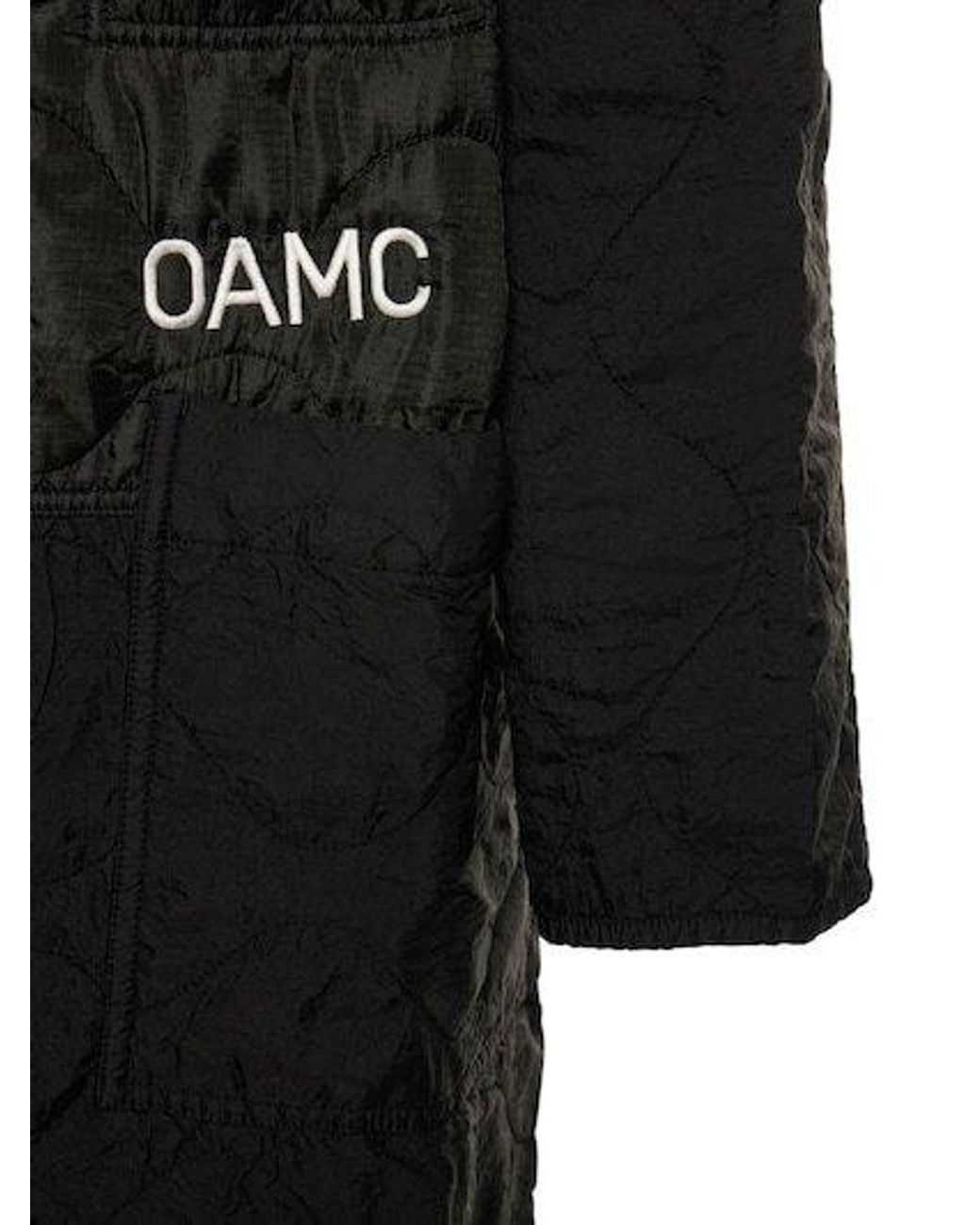 OAMC Black Re:Work Long Lined Jacket for men