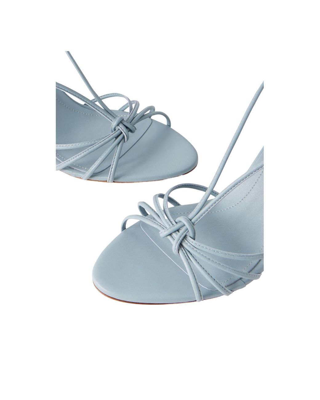 Aeyde Blue Leather Sandals