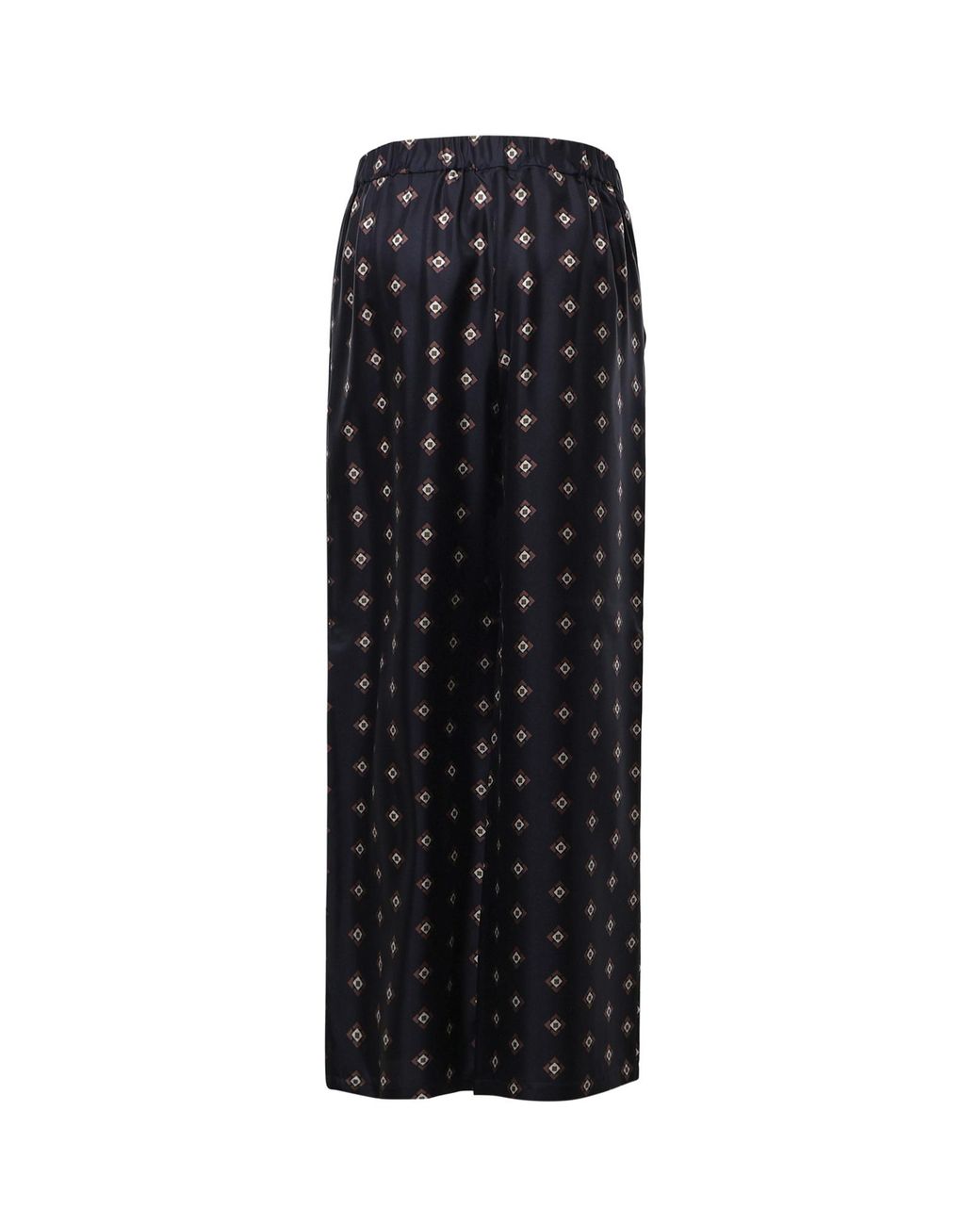 Max Mara Black Elastic Waist Casual Pants