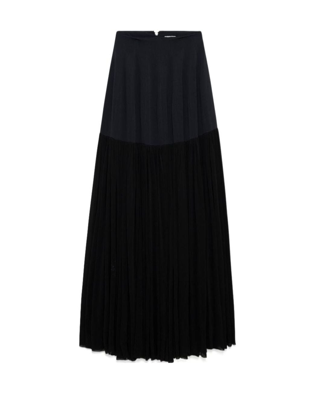 Jonathan Simkhai Black Saryn Draped Jersey Skirt