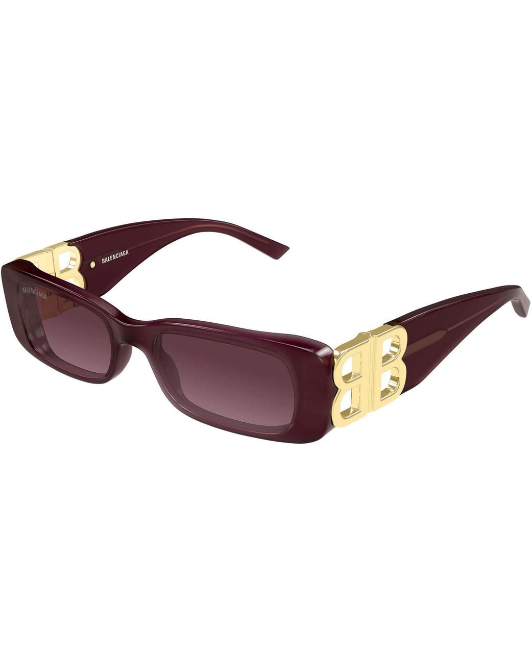 Balenciaga Multicolor Rectangle Sunglasses