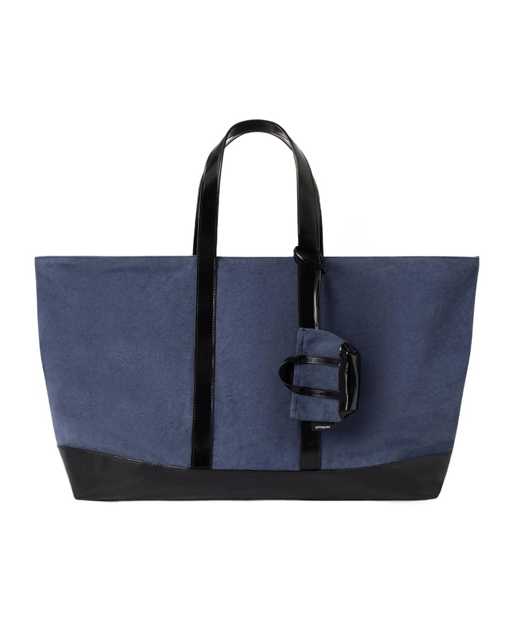 GIMAGUAS Blue Big Canvas Tote Bag
