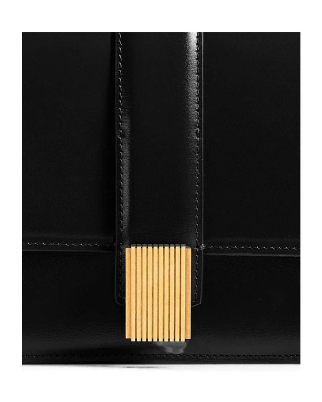 Khaite Black Blake Top Handle Shoulder Bag