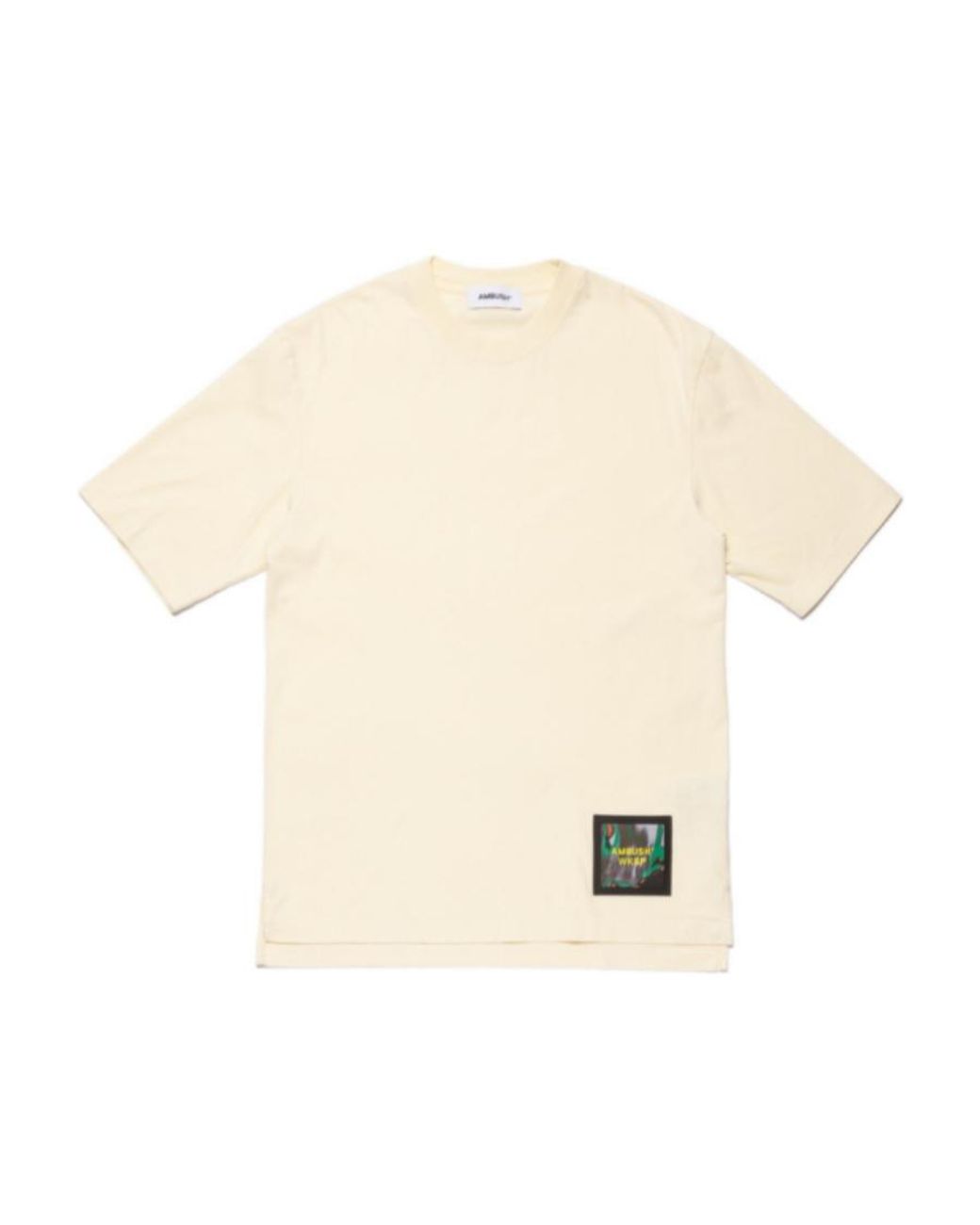 Ambush White Logo Patch Crewneck T-Shirt for men