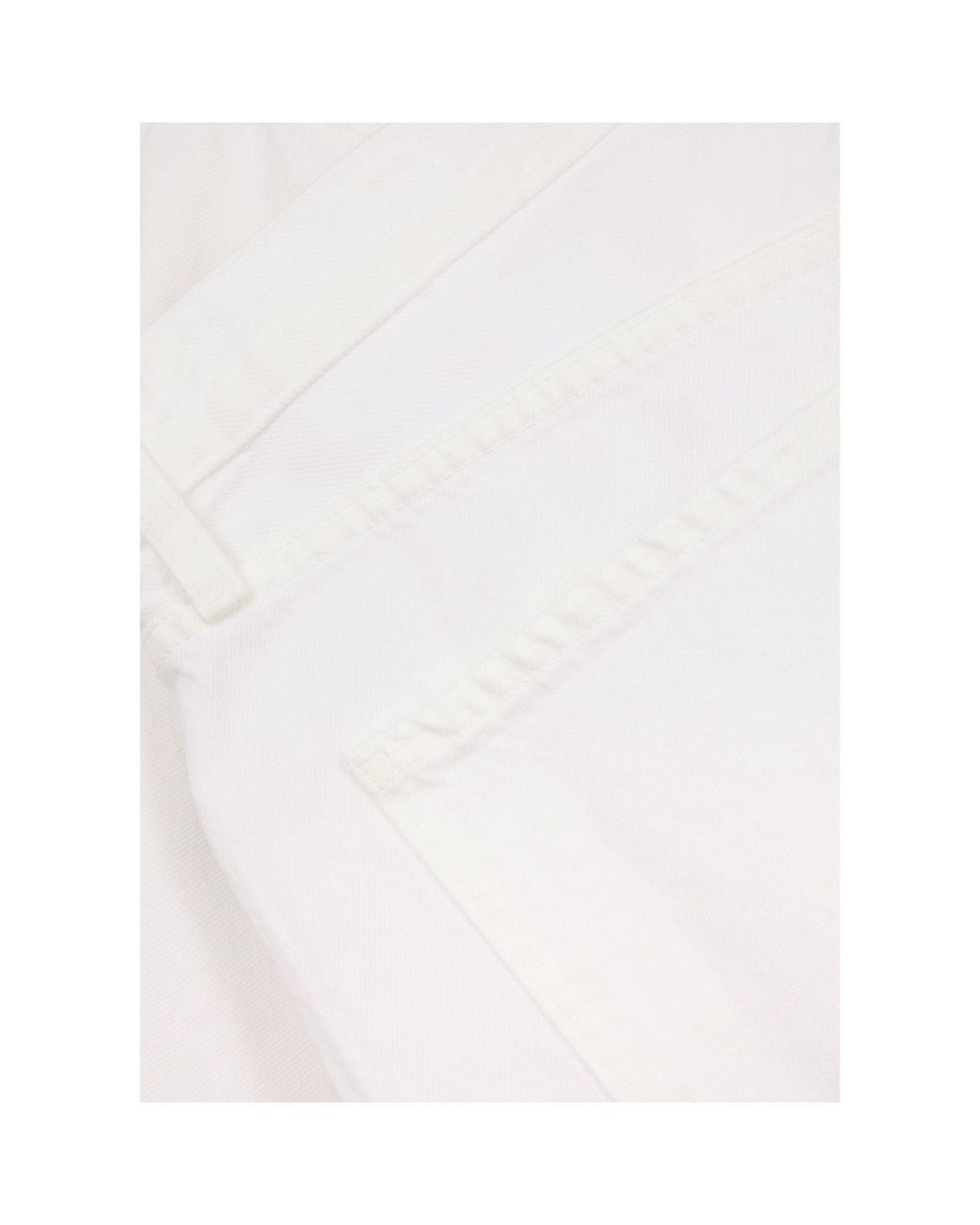 Agolde White Denim Skirt