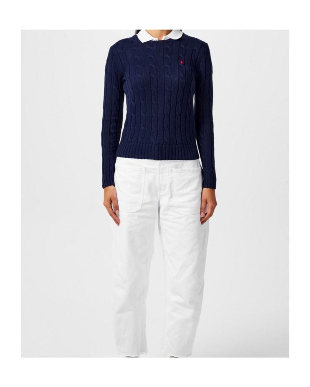 Polo Ralph Lauren Blue Julianna Crewneck Sweater
