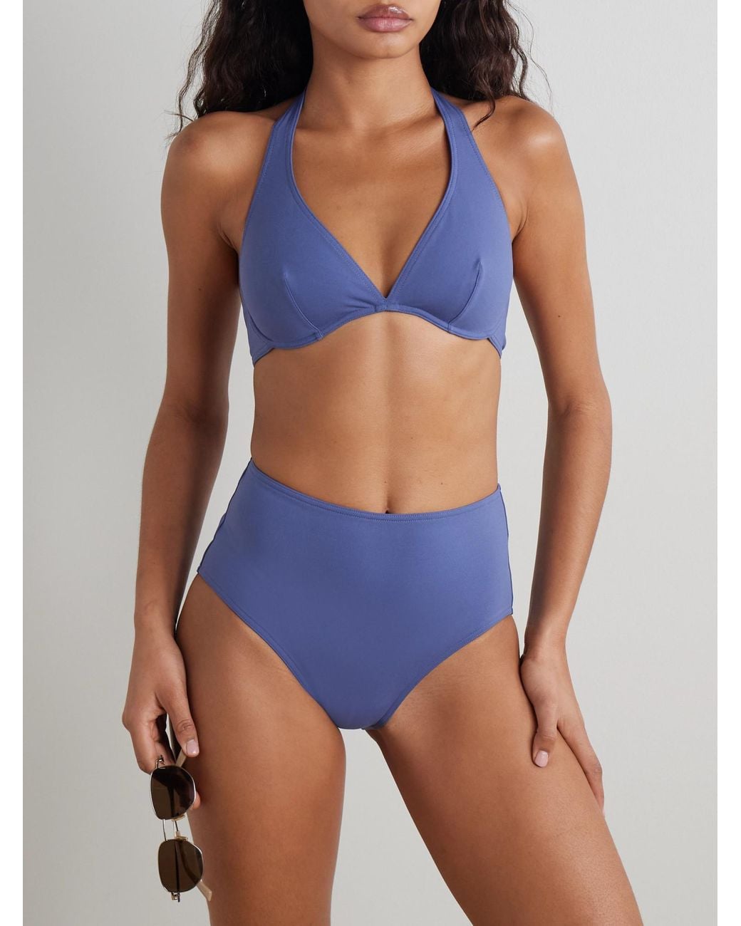 Eres Blue This Basic Bikini Top