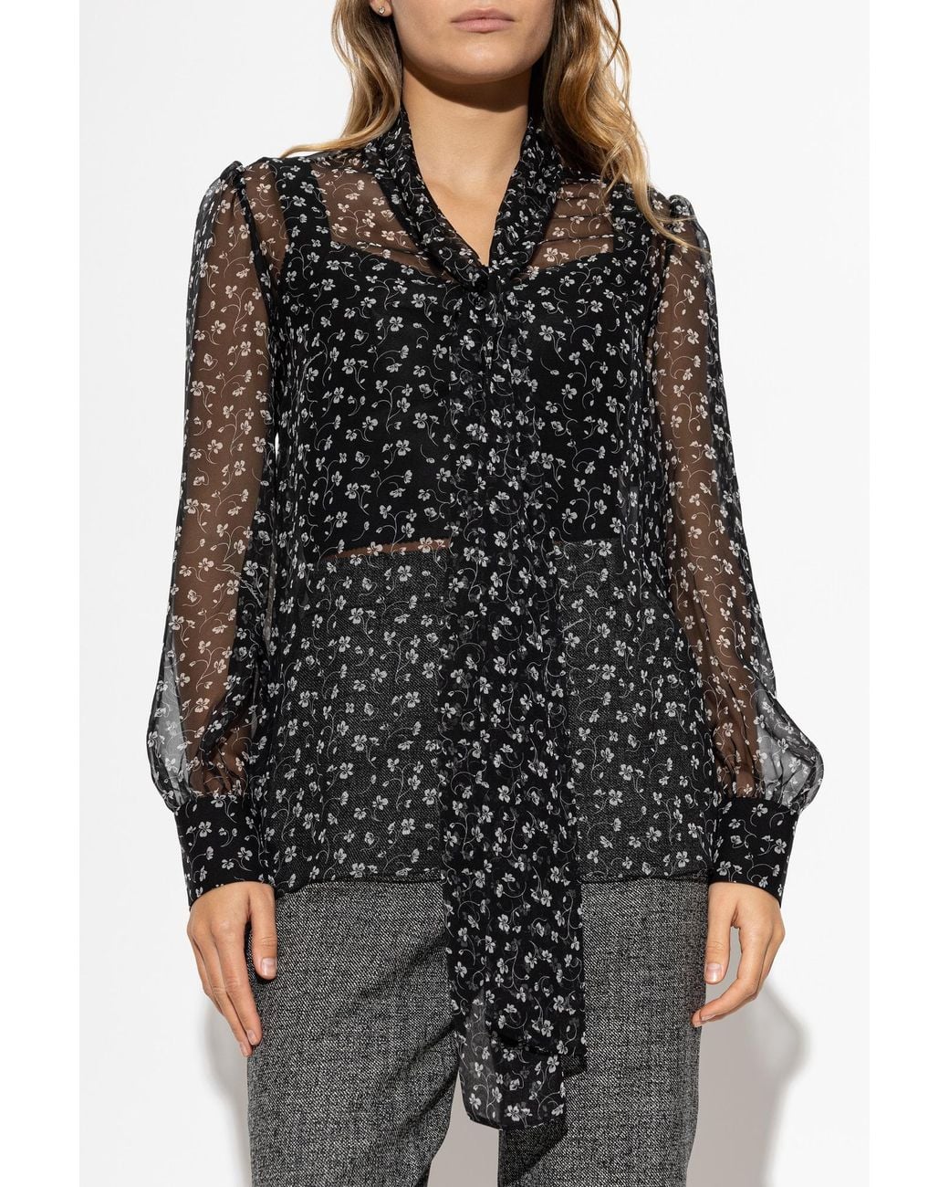 Dolce & Gabbana Black Long-Sleeved Top