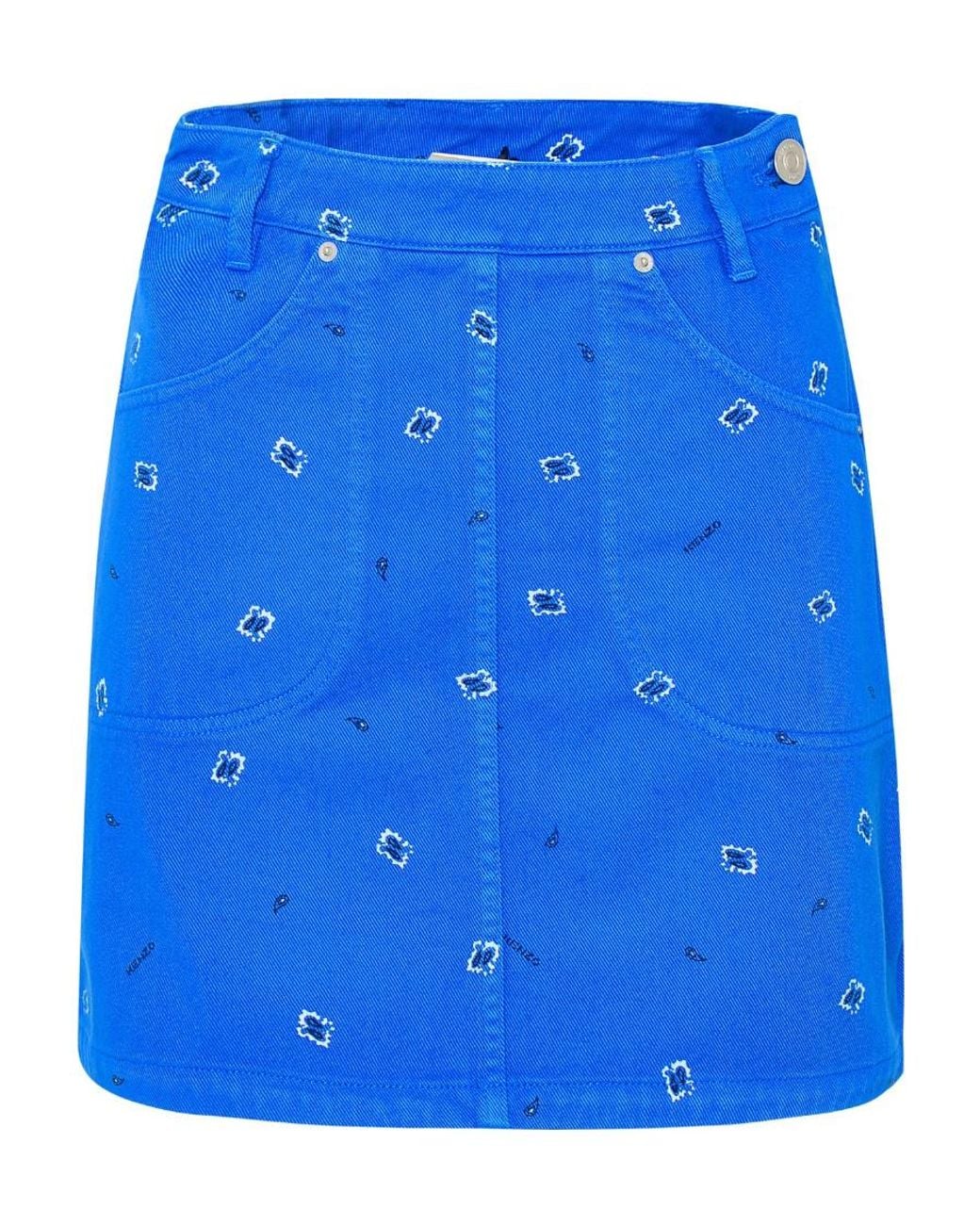 KENZO Blue Short Skirts