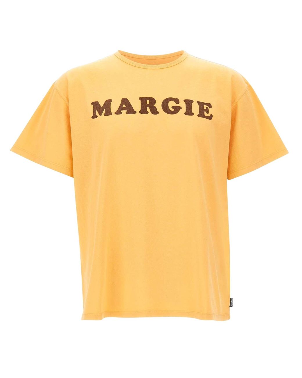 MM6 by Maison Margiela Yellow Arch Print T-Shirt for men