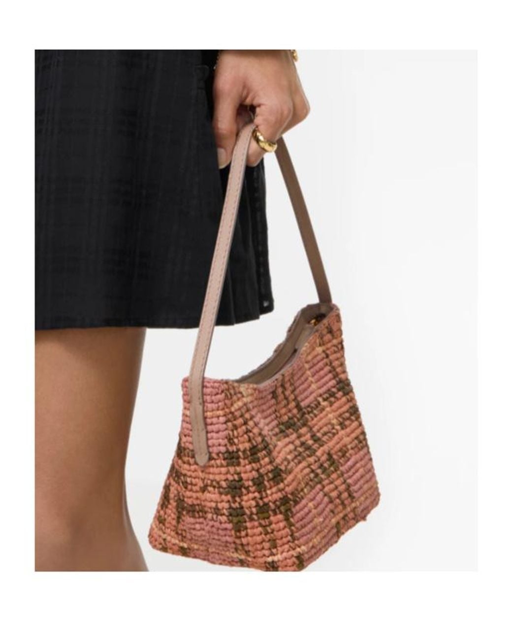 Burberry Brown Margate Zip-Up Mini Shoulder Bag