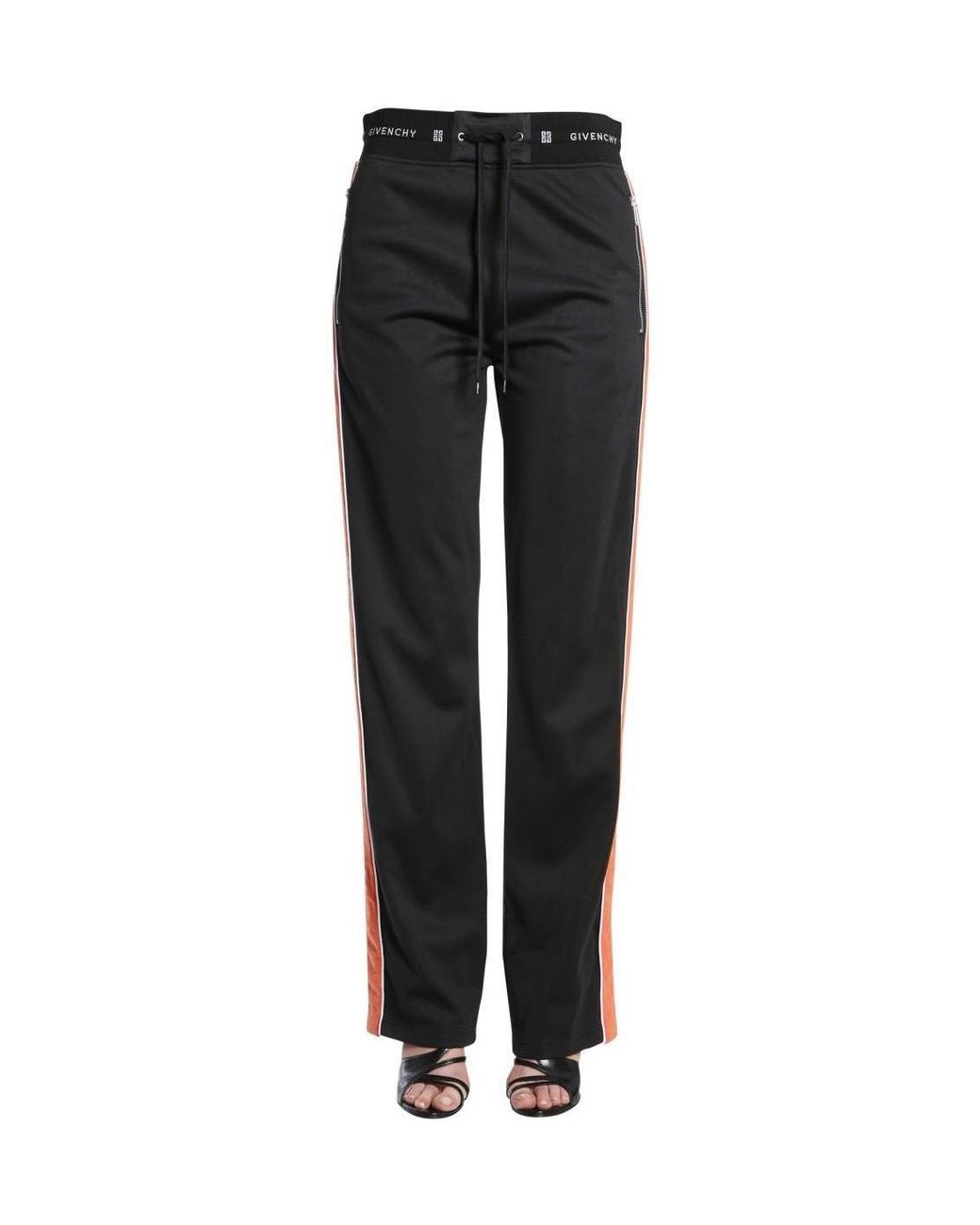 Givenchy Black Side-Striped Sweatpants