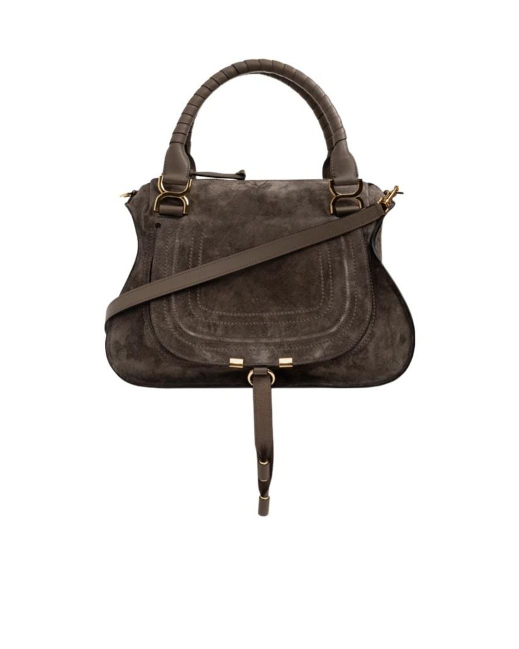 Chloé Brown Chloé Marcie Medium Shoulder Bag