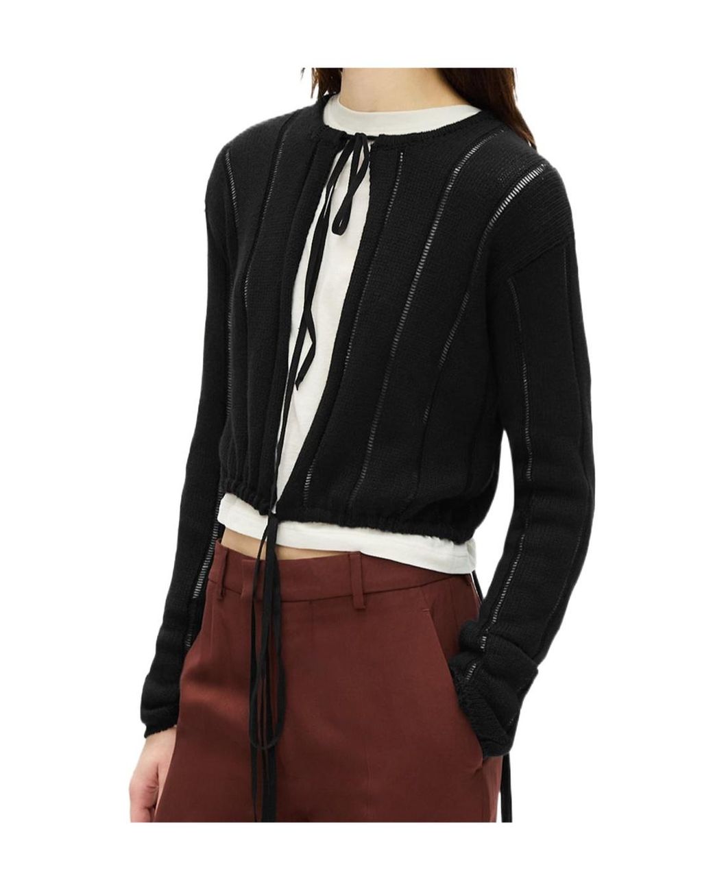 Ann Demeulemeester Black Jacklin Cardigan