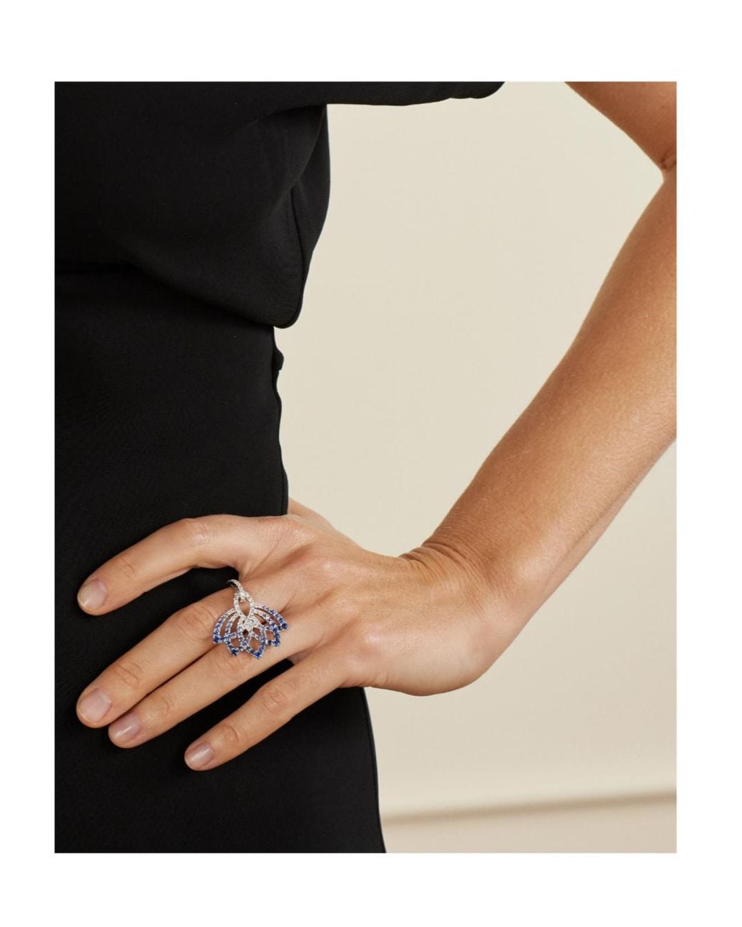 Garrard White Diamond Ring