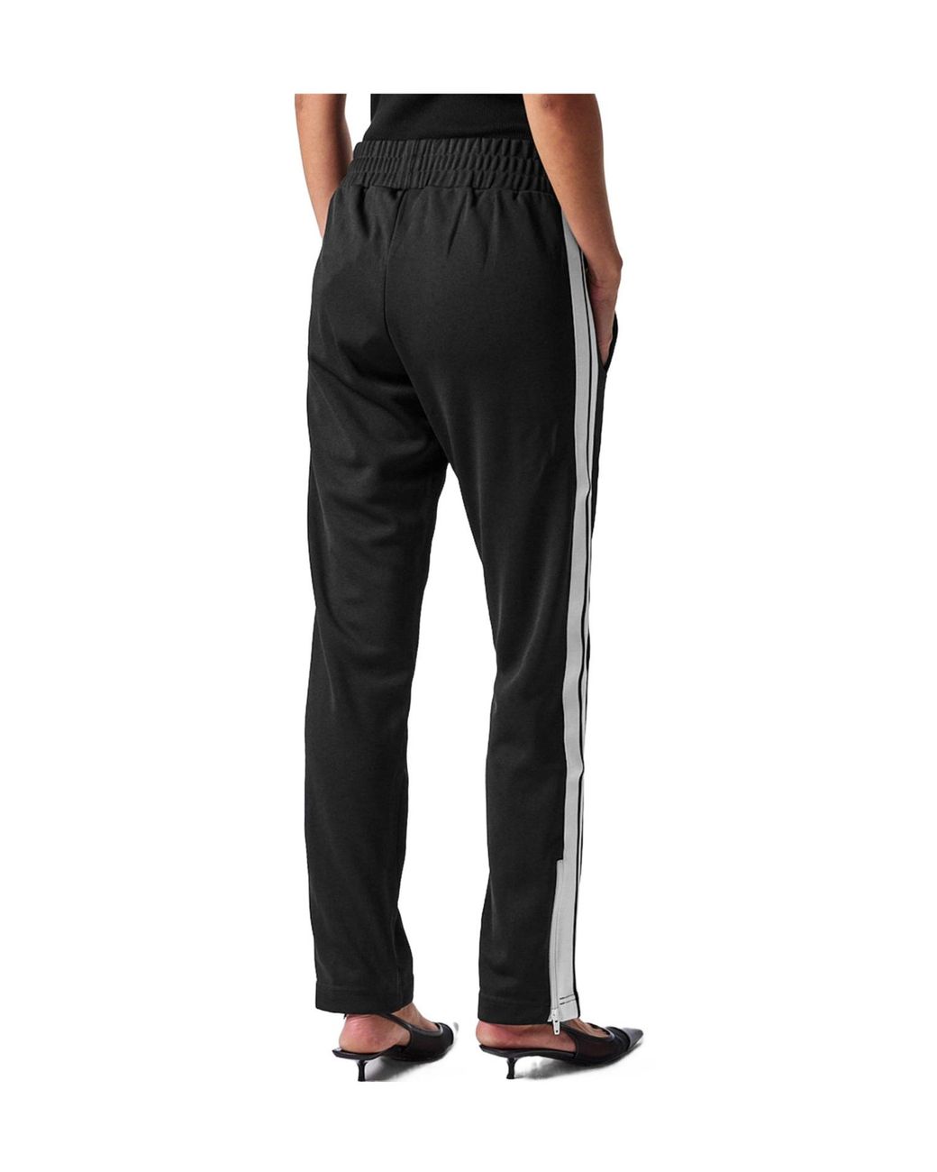 Palm Angels Black Elasticwaist Casual Trousers