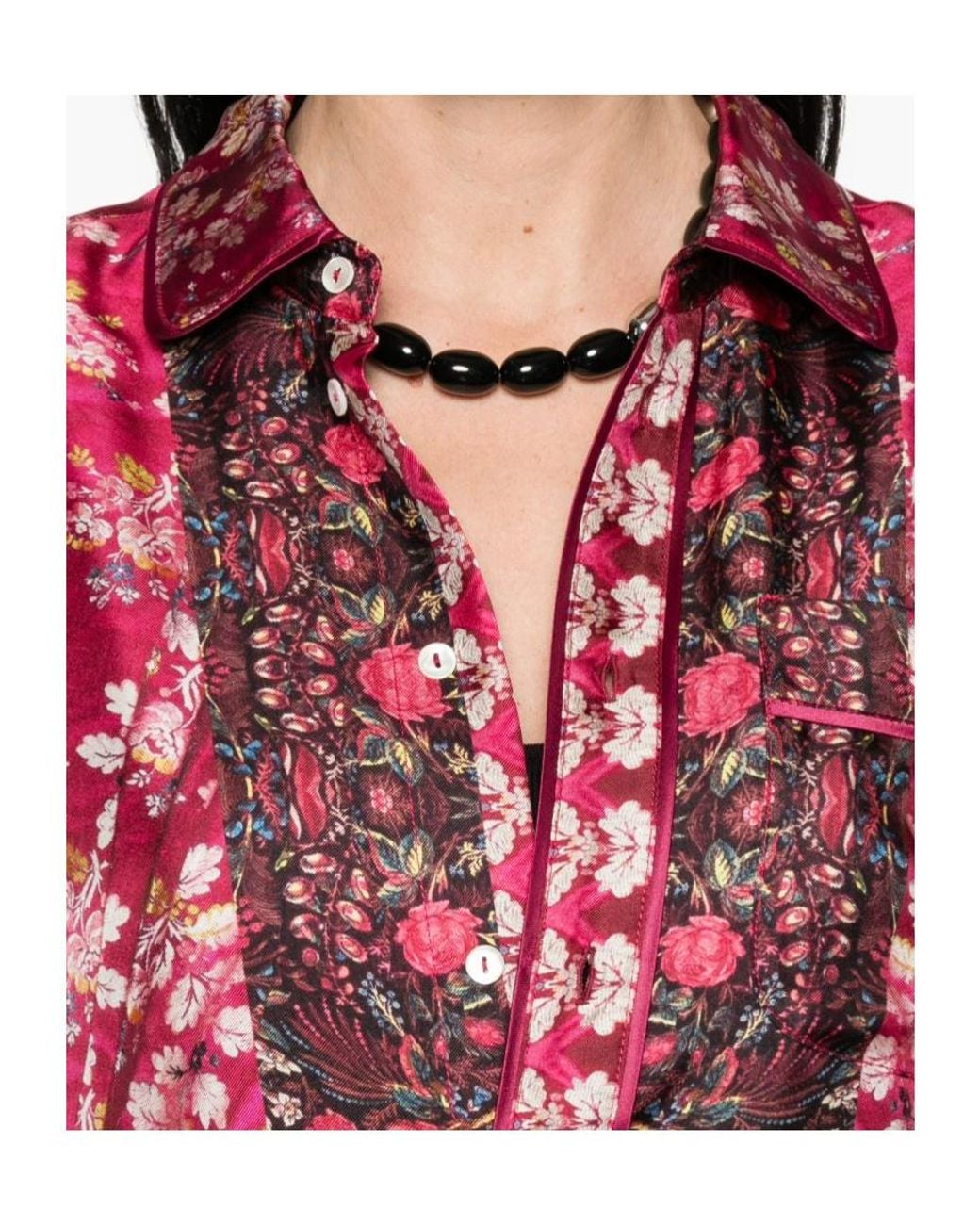Pierre Louis Mascia Red Long Sleeve Shirt