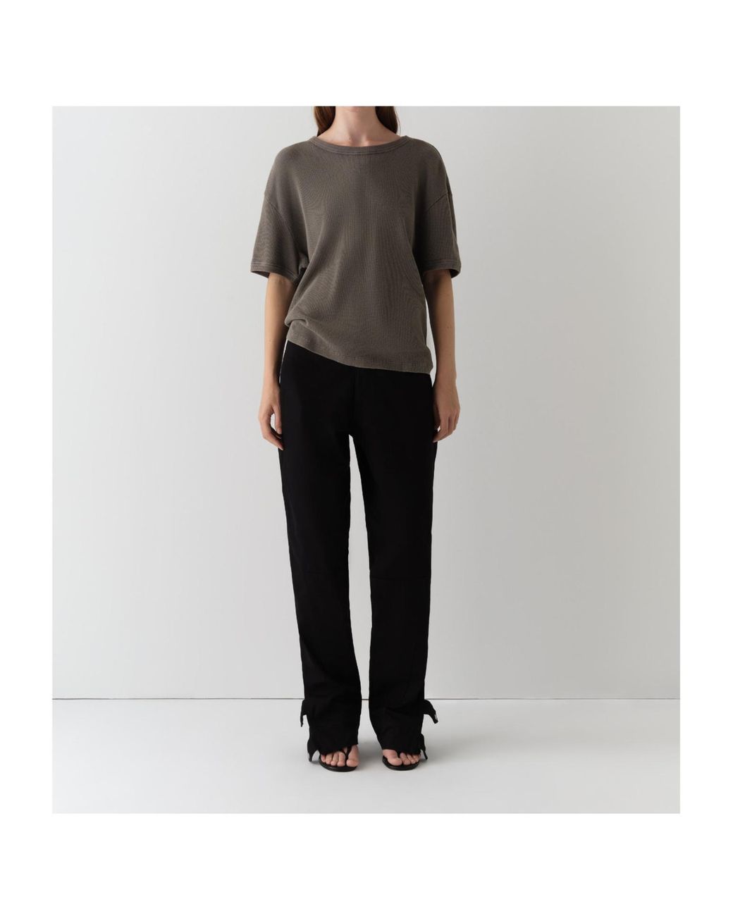 GIMAGUAS Gray Crew Neck T-Shirt for men