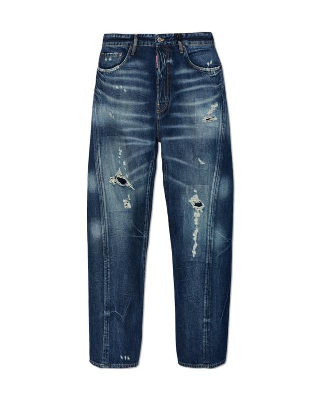 DSquared² Blue Brando Classic Loose Twist Jeans for men