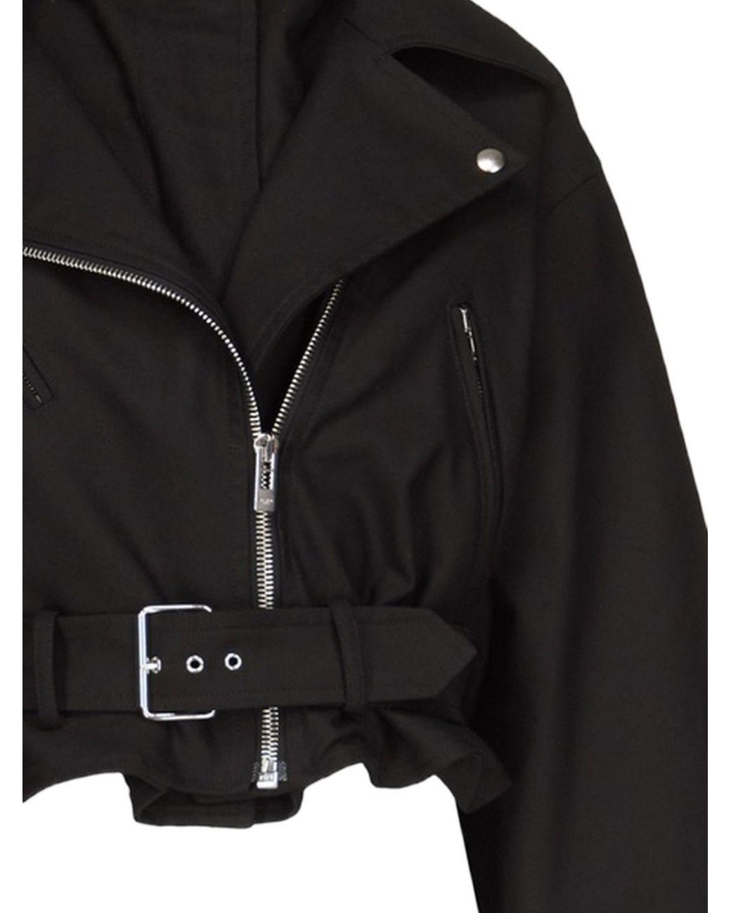 Alaïa Black Alaïa Belted Zipped Jacket