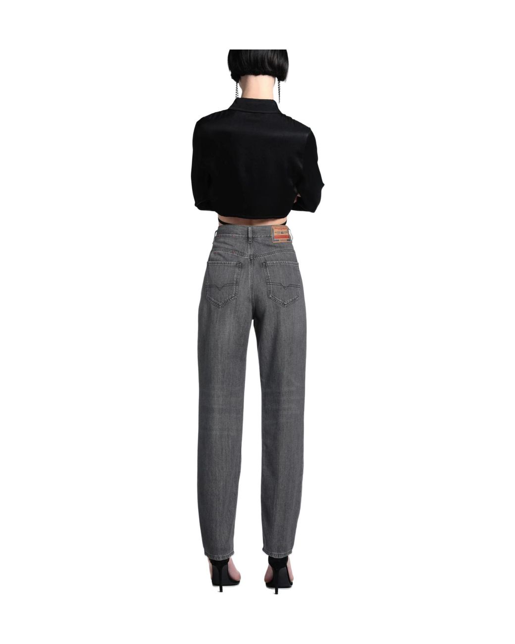 DIESEL Gray Denim Trousers